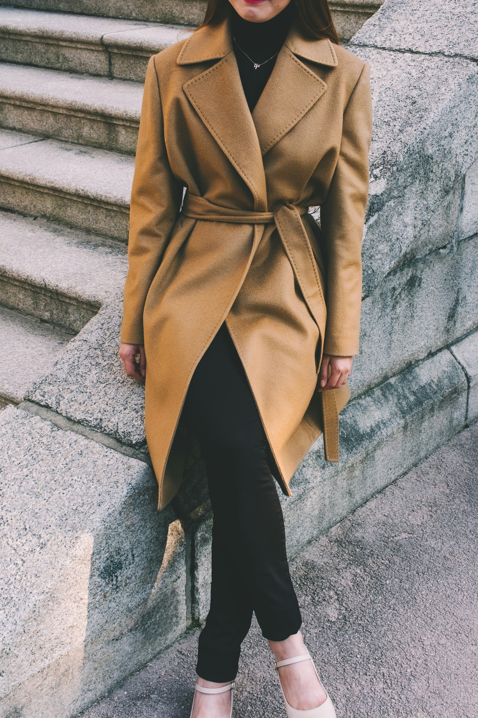 Пальто шерстяное oversize
